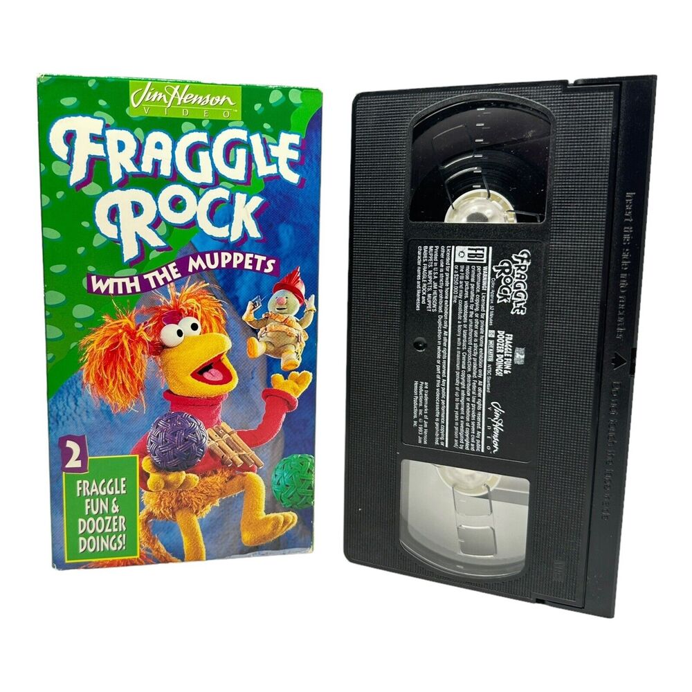 Fraggle Rock 2: Fraggle Fun Doozer Doings‎ VHS VCR Video Tape Movie Used